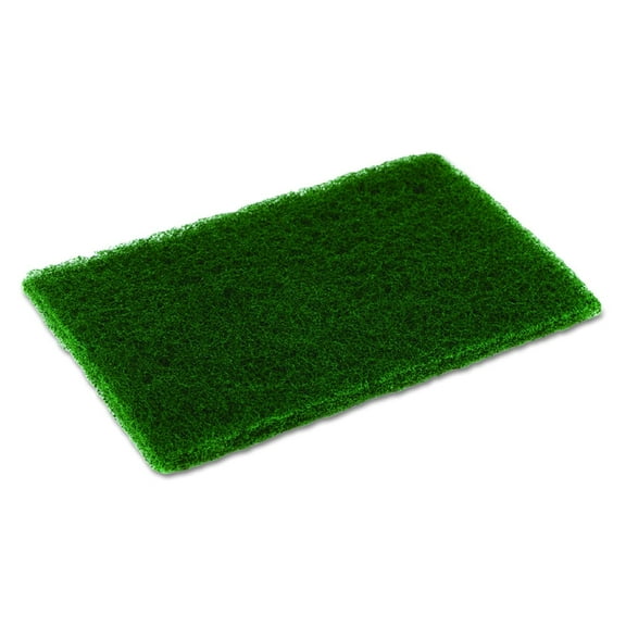 Disco MD6900 Medium Duty Scouring Pad, 6 x 9, Green, 10 per Pack (Case of 6 Packs)