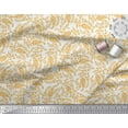 thumbnail image 3 of Soimoi Cotton Jersey Fabric Leaves & Paisley Block Fabric Prints by Yard 58 Inch Wide, 3 of 3
