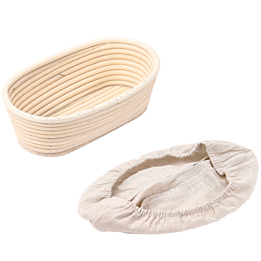 Round Banneton 10 Inch Natural Rattan Sourdough Proving Basket Round Bread proofing Basket Set with Digital Scales 25cm 