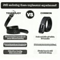 thumbnail image 4 of Men's Belt Big & Tall 56"-80" Genuine Leather Belt Reinforced Strap Casual Work Jean Extra Long Belts, 4 of 8