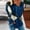 Blue, variant on Jsaierl Crew Neck Sweatshirts for Women Plus Size Color Block Graphic Sweatshirt Top Long Sleeve Lightweight Fall Clothes Sweatshirts