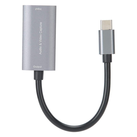Convertidor de Video portátil Tipo C HDMI a USB-C Tarjeta de Captura de Video y Audio Grabación de V