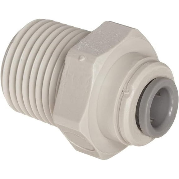 IPW Industries Inc-John Guest - Acetal Male Connector Quick Connect Fitting 3/8" OD/ 1/4" NPT | PI011222S