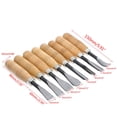 thumbnail image 4 of Wood Carving Chisel Set 8Pieces Professional Sculpture Woodworking Crafting Tool, 4 of 5