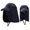 thumbnail image 1 of Chapeau de Soleil Extérieur pour Femmes et Hommes, Casquettes de Pêche et de Randonnée avec Protection Visage et Cou, UPF 50+ Accessoires de Sport en Plein Air, 1 of 3