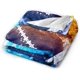thumbnail image 3 of LHSHID Red and Blue Fire with Football Gift for Girls Women Flannel Fleece Fuzzy Blankets Soft Warm Cozy for Bed Sofa Living Room for Kids 50x60in, 3 of 6