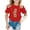 Red, variant on ibiyuan Toddler Girls Shirts Short Sleeve Clothes Girls T Shirts Size 7-8 Graphic Print Toddler Girl Tops 4t Crewneck Tee Cozy Casual Summer Tops,6-8 Years