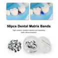 thumbnail image 2 of 50pcs Dental Sectional Contoured Matrices Matrix Bands Metal Dental Sectional Matrix System Orthodontic Supplies, 2 of 7