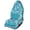 Teal Geometric Triangle Print, variant on POLERO Terry Cloth Car Seat Cover Sweat Proof Car Seat Towel Cover, Non Slip Machine Washable Front Seat Cover Fit for Trucks Cars Sedans