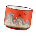 thumbnail image 4 of Taza de té de cerámica, taza de té de Yerba Mate, patrón abstracto clásico, taza de café expreso sin asas para leche con leche, sake de café Yerba Copa recta, 4 of 8