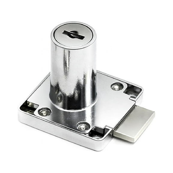 Drawer Locks with 2 Keys Cabinet Lock Rolled Steel Furniture Hardware Cam Locks