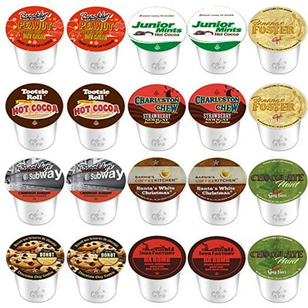 20-Count Original Variety K-cups for Keurig Brewers From Guy Fieri, Brooklyn, Barnie's, Junior Mints, Tootsie Roll, Authentic Donut Shop, Java Factory and Charleston