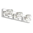 thumbnail image 2 of Aipsun 3 Lights Crystal Vanity Lights Over Mirror Modern LED Vanity Lights for Bathroom Vanity Lighting Fixtures(White Lights), 2 of 4
