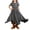 R152-Grey, variant on RMGVDSD Girls Summer Dresses Short Sleeve Sundress High Low Boho Party Dress Loose Fit Flowy Dresses Solid Color Soft Casual Midi Dress 5-6 Years