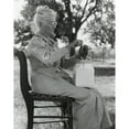 thumbnail image 2 of Elderly Farm Woman Using A Small Glass Butter Churn. Oklahoma History (24 x 36), 2 of 2