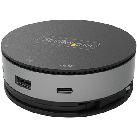 Star Tech USB C Multiport Adapter - USB Type-C 10Gbps Mini Dock 4K 60Hz HDMI/DisplayPort/1080p VGA - 75W PD Passthrough