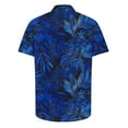 thumbnail image 4 of Fznquz Short Sleeve Mens Hawaiian Shirt Summer T Shirts Tropical Floral Beach Button Down Mens Tops, 4 of 5