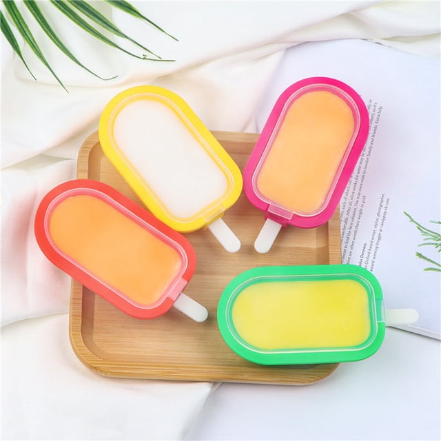 2 uds moldes de silicona para helados con palitos de tapa para paletas de helado Diy Froze ShuxiuWang 8390612936685