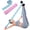 Pink+Blue, variant on 2-Pack Yoga Straps with 11 Loops - Adjustable Elastic Stretching Bands for Pilates, Dance, Ballet Gymnastics & Physical , Multifunctional Flexibility Exercise Equipment