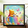 thumbnail image 3 of Full Round Diamond Art Winnie The Pooh Butterfly Flowers Canvas Painting - Vibrant Cartoon Decorative Wall Art Hanging for Home Decoration, Unique Valentines Day Gift, 3 of 5