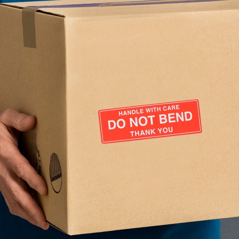 Do Not Bend The Label Packing Stickers Labels Fragile Ship  display picture 1