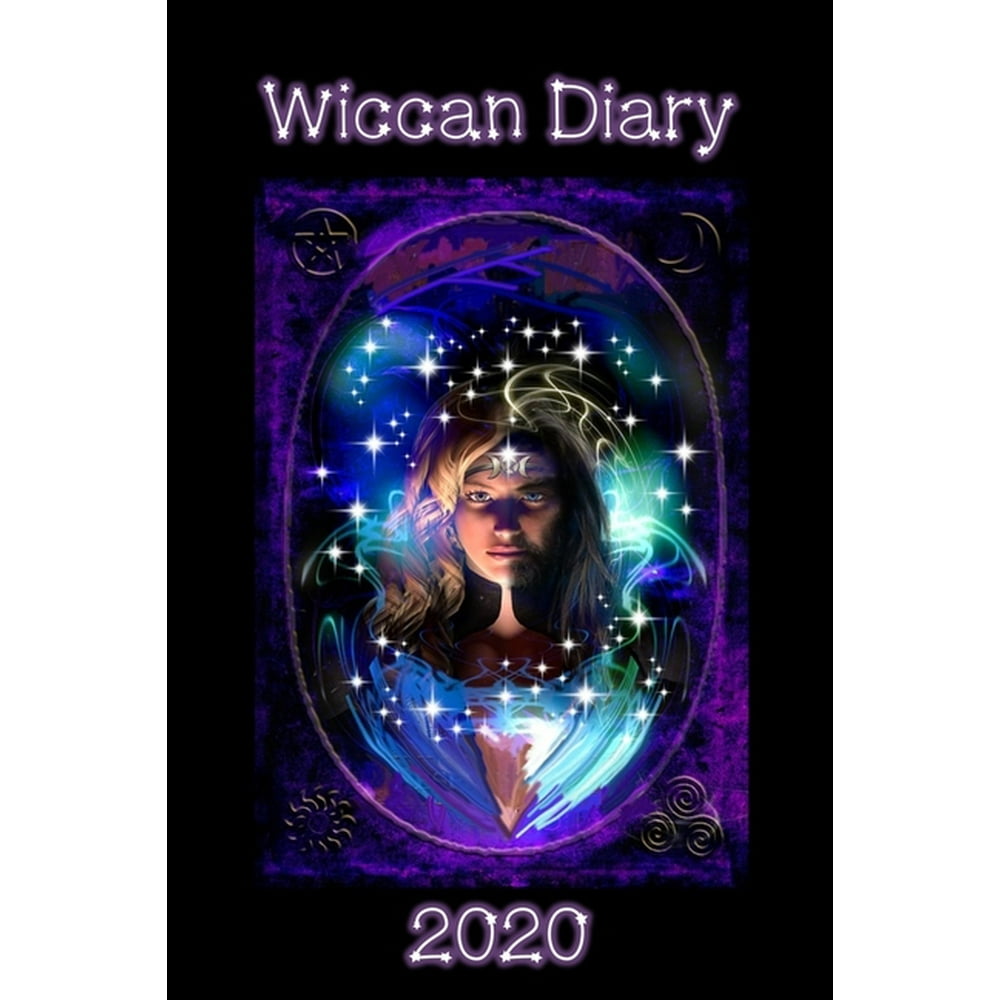 Wiccan Diary 2020 Goddess design, page per week planner with pages