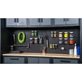 thumbnail image 5 of 18-Piece Pegboard Storage and Organization Kit, Quick Install, Wall-Mounted Hooks, Tool Holders, and Jars with Lids for Crafts, Garage, Pantry, Home and Office, 5 of 8
