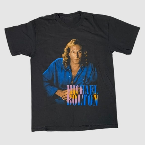 New Rare 1994 Michael Bolton World Tour T-Shirt Gift Family Shirt 1CM1574