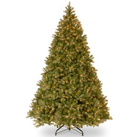 National Tree Pre-Lit 10' "Feel-Real" Downswept Douglas Hinged Artificial Christmas Tree with 1000 Clear Lights