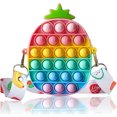 thumbnail image 1 of Bolso de hombro Fidget Sensory Toy Pop Rainbow Pineapple, 1 of 5