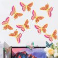 thumbnail image 3 of Decoración de pared de mariposas 3D, 24 piezas, 4 estilos, 3 tamaños, decoraciones de cumpleaños de mariposas y decoraciones de fiesta de mariposas, 3 of 6