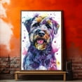 thumbnail image 4 of Soft Coated Wheaten Terrier Canvas Wall Art, Modern Cute Colorful Soft Coated Wheaten Terrier Canvas Dog Art Pictures Wall Decor for Kids Bedroom Decoration Unframed 8x12 inches, 4 of 5