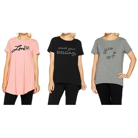 - AnyBody Loungewear Cozy Knit Short Sleeve Swing Top