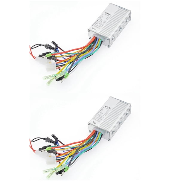 2X 36V-48V 250W 350W Controlador de Bicicleta Eléctrica Universal Sin Escobillas Controlador de Motor de Velocidad Sin Escobillas E-Bike Scooter