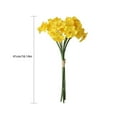 Clearance Jiikun Artificial Flowers Artificial Daffodil Flowers 16 Inch