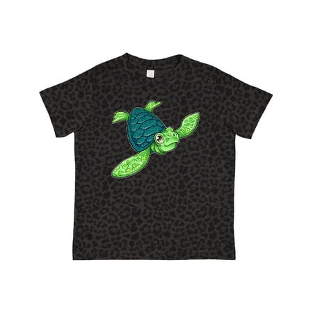 

Inktastic Sea Turtle with Swirls Gift Toddler Boy or Toddler Girl T-Shirt