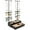 Black, variant on Sfugno Jewelry Organizer Stand Wood Basic Jewelry Drawer Storage Box with Double Rods & 6 Tier Jewelry Tree Stand Holder for Necklaces Bracelet Earring Ring
