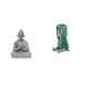 thumbnail image 1 of Estatua En Miniatura De Cabeza De Buda Mono De La Isla De Pascua, Escultura Moai De Sun Wukong, Retrato Antiguo Coleccionable, Decoración De Resina Para Hotel, Patio, Dormitorio, Estantería, 1 of 8