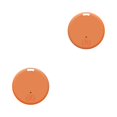 thumbnail image 1 of Cateissary Llavero inalámbrico antipérdida, localizador de llaves de teléfono móvil, alarma portátil perdida, Collar para mascotas, Mini Naranja 2Conjunto, 1 of 6