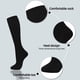 thumbnail image 5 of Calcetines de compresión (7 pares) calcetines de compresión hasta la rodilla para mujeres y hombres medias-el mejor apoyo para enfermeras, correr, atletismo, 5 of 5