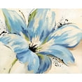 thumbnail image 2 of Nan 24x20 Gold Ornate Wood Framed with Double Matting Museum Art Print Titled - Touch of Blue I, 2 of 4