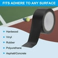 thumbnail image 5 of Uxcell Pickleball Court Tape 108 Ft x 2 Inch Temporary Pickleball Court Lines Multipurpose Court Tape, Black, 5 of 7