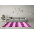 thumbnail image 3 of Ahgly Company Indoor Rectangle Abstract Pink Contemporary Area Rugs, 2' x 5', 3 of 4