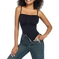 thumbnail image 7 of Fjofpr Black Corset Tops for Women Women's High Waisted Shapewear Thong Bodysuit, 7 of 7