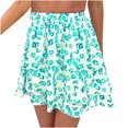 thumbnail image 1 of IROINNID Women's Skirt Casual Fashion Fashion Personality Sweet Style Skirt Small Floral Short Comfort Waist Short Print Skirt, 1 of 7