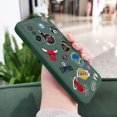 thumbnail image 1 of Funda De Colisión De Baloncesto Para Samsung Galaxy A21S A22 A23 A33 A34 A53 A54 A73 A7 2018 A42 A01 Core Rubik's Cube Liquid TPU Silicona, 1 of 4