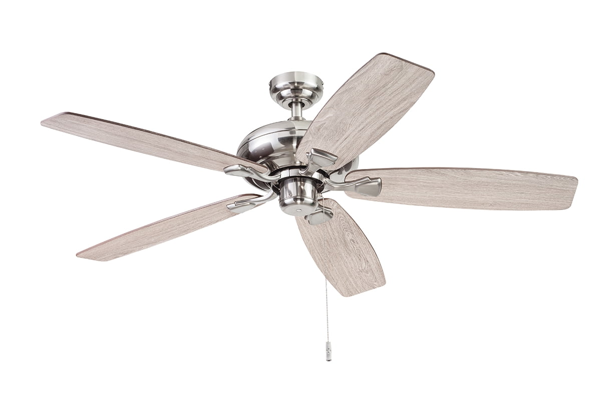 Honeywell Valleyview 52" Satin Nickel 5-Blade Bowl Ceiling Fan