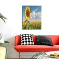 thumbnail image 4 of KLL butterfly and sunflower Print Canvas Wall Art, Canvas Painting Prints Canvas Art Wall Decor Home Decoration for Living Room Bedroom Office, 4 of 6