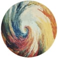 thumbnail image 2 of Nourison Celestial Abstract Wave 5'3" x ROUND Area Rug, (5 Round), 2 of 8