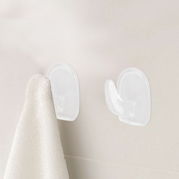 unbranded 30Ud Transparentes Adhesivos Para Pared Sin Taladro Elegante Y Multifuncional